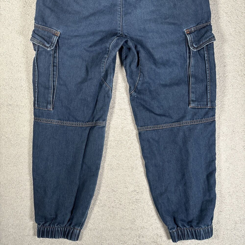Armani Exchange Cropped‎ Ankle Cargo Jogger Blue Jeans Men’s Size 30 Fit 30x24 - Picture 13 of 16
